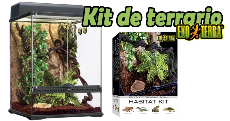 review kit para terrario tropical exoterra